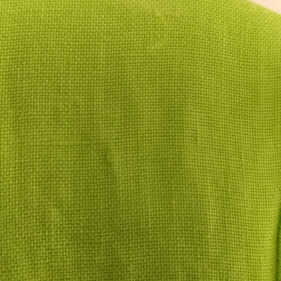 Talbots Linen dress, 12, bright green - Picture 7 of 7